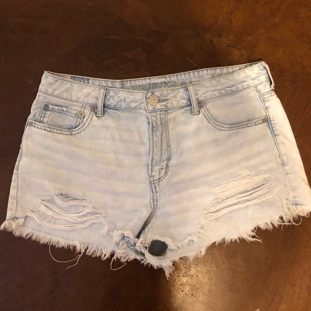 American Eagle Light-wash Jean Shorts
